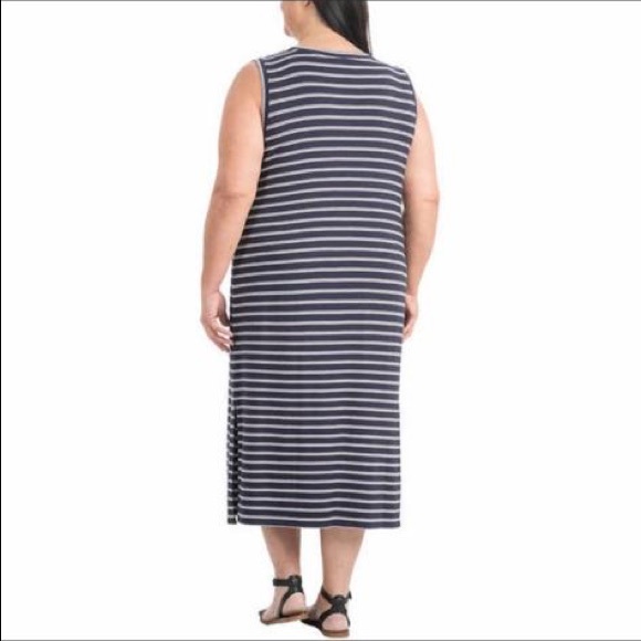 Hilary Radley Ladies' Midi Dress, Blue (size : XS, S, M, L, XL, XXL, 2X, 3X) - Picture 6 of 9
